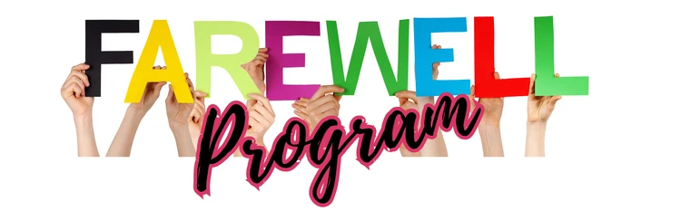 Farewell banner