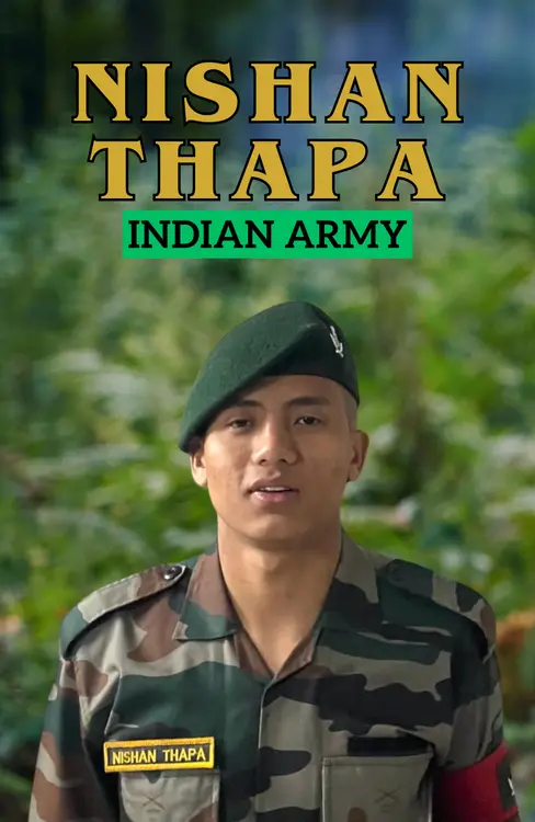 NISHAN THAPA INDIAN ARMY